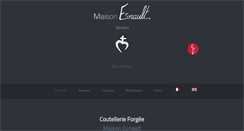 Desktop Screenshot of coutellerie-esnault.com