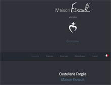 Tablet Screenshot of coutellerie-esnault.com